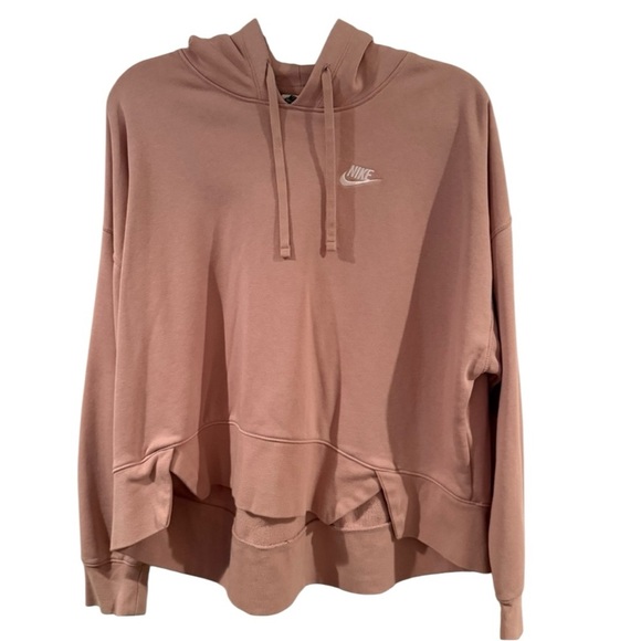 Nike Women's Pink Hoodie - Picture 3 of 4